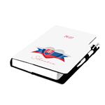 Diár DESIGN denný A5 2027 poľský - biela - Slovensko - vlajka