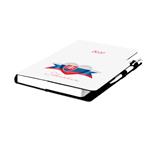 Diár DESIGN denný A5 2027 poľský - biela - Slovensko - vlajka