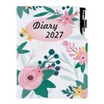 Diár DESIGN denný A5 2027 poľský - Kvety