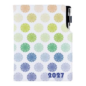 Diár DESIGN denný A5 2027 poľský - Mandala farebný