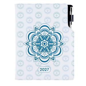 Diár DESIGN denný A5 2027 poľský - Mandala modrý