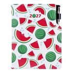 Diár DESIGN denný A5 2027 poľský - Melón