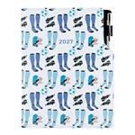 Diár DESIGN denný A5 2027 slovenský - Futbal