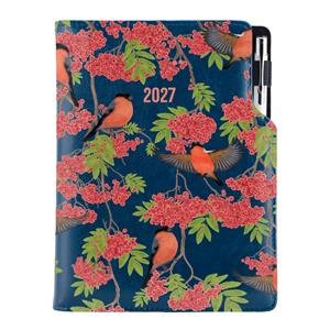 Diár DESIGN denný A5 2027 slovenský - modrá - Hýľ