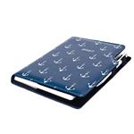 Diár DESIGN denný A5 2027 slovenský - modrá - Námorník - kotvy