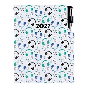 Diár DESIGN denný A5 2027 slovenský - Music