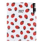 Diár DESIGN denný B6 2027 - Lienka