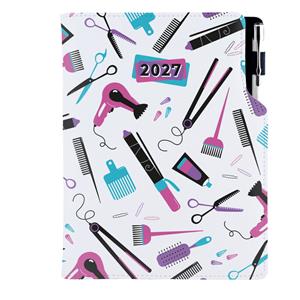 Diár DESIGN denný B6 2027 poľský - KADERNÍCKY Hairdresser