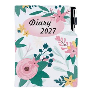 Diár DESIGN denný B6 2027 poľský - Kvety
