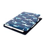 Diár DESIGN denný B6 2027 polský - modrá - lietadlá