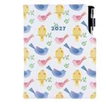 Diár DESIGN denný B6 2027 poľský - Vtáky