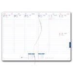 Diár DESIGN týždenný A4 2026 český - biela - Golf žena