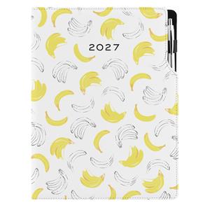 Diár DESIGN týždenný A4 2027 - Banán
