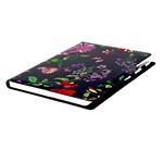 Diár DESIGN týždenný A4 2027 - čierna - Kvety