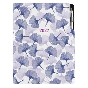 Diár DESIGN týždenný A4 2027 - Ginkgo