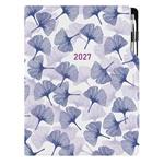 Diár DESIGN týždenný A4 2027 - Ginkgo