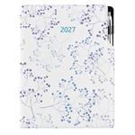 Diár DESIGN týždenný A4 2027 - Lúčne kvety