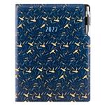 Diár DESIGN týždenný A4 2027 - modrá - Kaderník