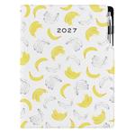 Diár DESIGN týždenný A4 2027 poľský - Banán