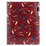 Diár DESIGN týždenný A4 2027 poľský - bordová - Žeriav