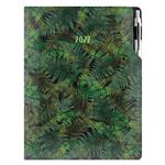 Diár DESIGN týždenný A4 2027 poľský - čierná - Papraď