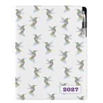 Diár DESIGN týždenný A4 2027 poľský - Kolibrík