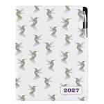 Diár DESIGN týždenný A4 2027 poľský - Kolibrík