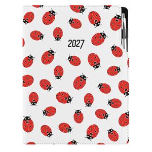 Diár DESIGN týždenný A4 2027 poľský - Lienka