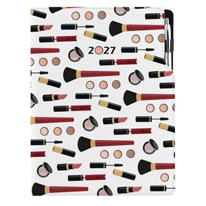 Diár DESIGN týždenný A4 2027 poľský - Make up