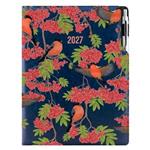 Diár DESIGN týždenný A4 2027 poľský - modrá - Hýľ