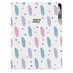 Diár DESIGN týždenný A4 2027 poľský - Pierka