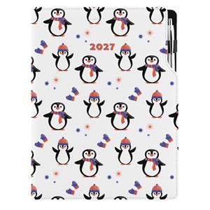 Diár DESIGN týždenný A4 2027 poľský - Tučniak