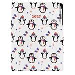 Diár DESIGN týždenný A4 2027 - Tučniak