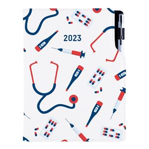 Diár DESIGN týždenný A5 2023 slovenský - Doktor