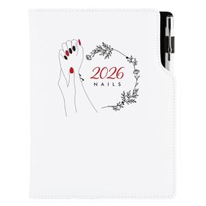 Diár DESIGN týždenný A5 2026 - Nails