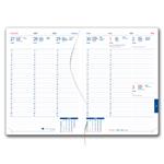 Diár DESIGN týždenný A5 2026 poľský - Lúčne kvety