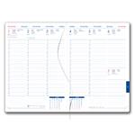 Diár DESIGN týždenný A5 2027 český - biela - Poľsko - vlajka