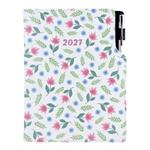 Diár DESIGN týždenný A5 2027 český - Jarné kvety