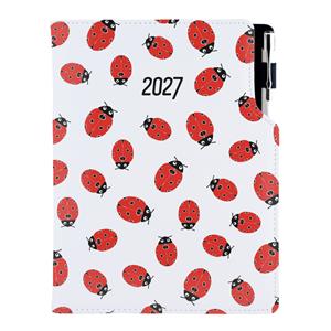 Diár DESIGN týždenný A5 2027 poľský - Lienka
