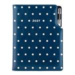 Diár DESIGN týždenný A5 2027 poľský - modrý - bodky