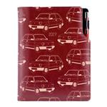 Diár DESIGN týždenný B5 2027 český - bordová - Maluch