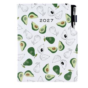Diár DESIGN týždenný B5 2027 poľský - Avokádo