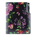 Diár DESIGN týždenný B5 2027 poľský - čierny - kvety