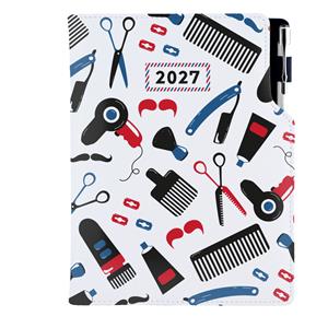 Diár DESIGN týždenný B5 2027 poľský - KADERNÍCKY Barber