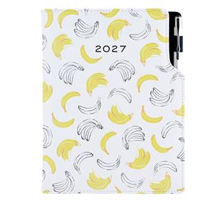 Diár DESIGN týždenný B6 2027 - Banán