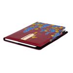 Diár DESIGN týždenný B6 2027 český - bordová - Víno