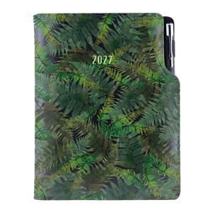 Diár DESIGN týždenný B6 2027 - čierna - Papraď