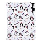 Diár DESIGN týždenný B6 2027 - Tučniak