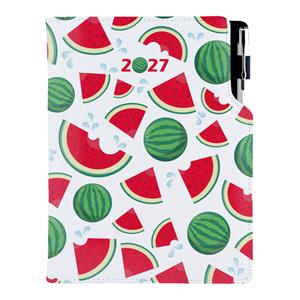 Diár DESIGN týždenný špeciál A5 2027 - Melón