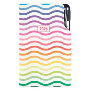 Diár DESIGN týždenný vreckový 2026 poľský - Farby